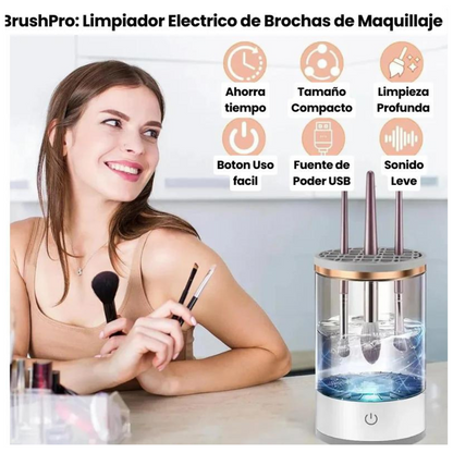 Limpiador de Brochas Automat™ ¡Tus brochas limpias en segundos!