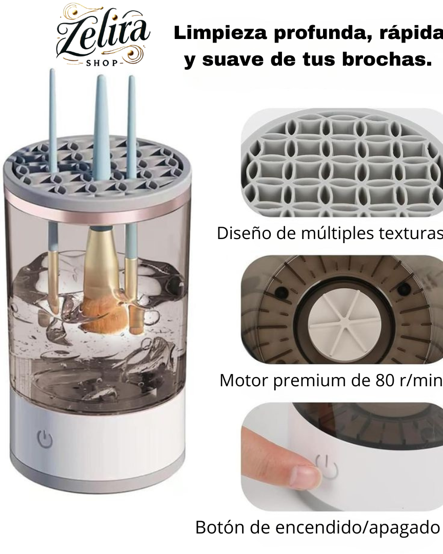 Limpiador de Brochas Automat™ ¡Tus brochas limpias en segundos!